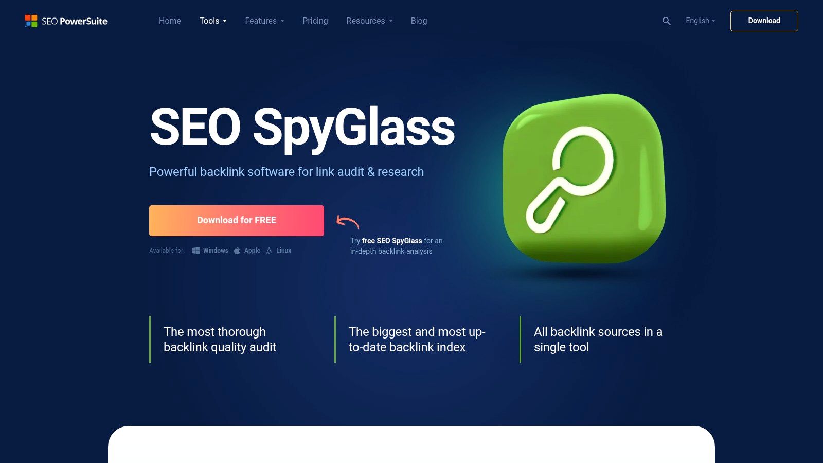 SEO SpyGlass (by SEO PowerSuite)