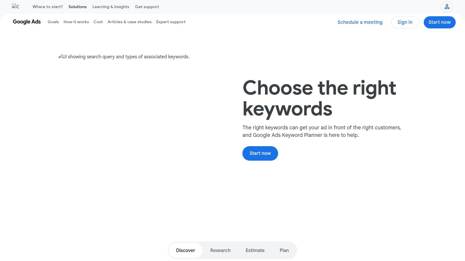 Google Keyword Planner