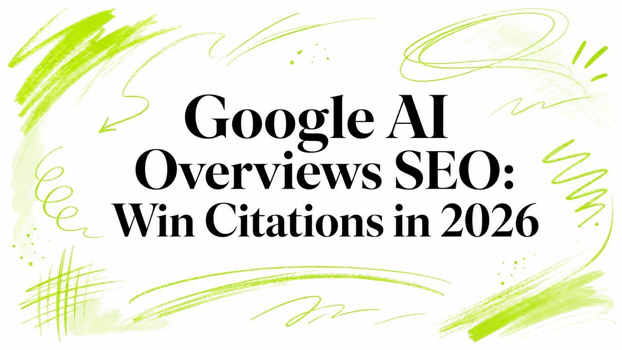Google AI Overviews SEO: Win Citations in 2026