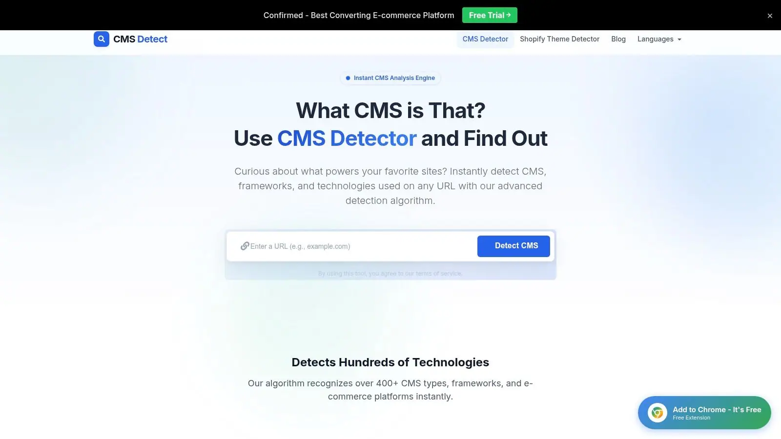 CMS Detect