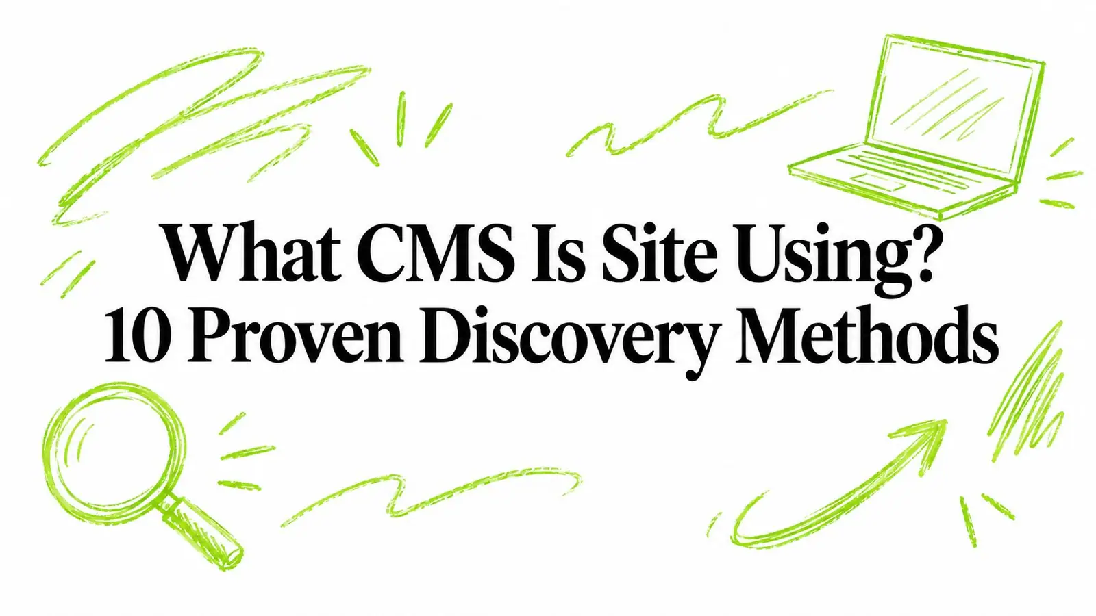 What CMS Is Site Using? 10 Proven Discovery Methods